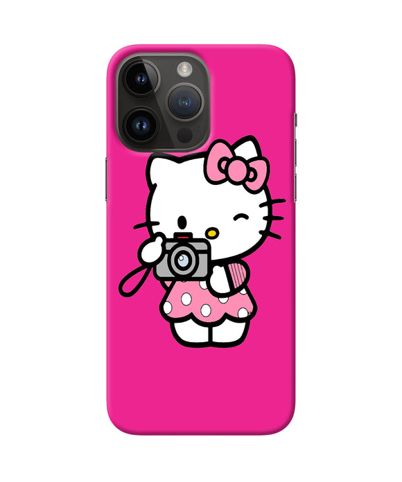 Hello kitty cam pink iPhone 14 Pro Max Back Cover