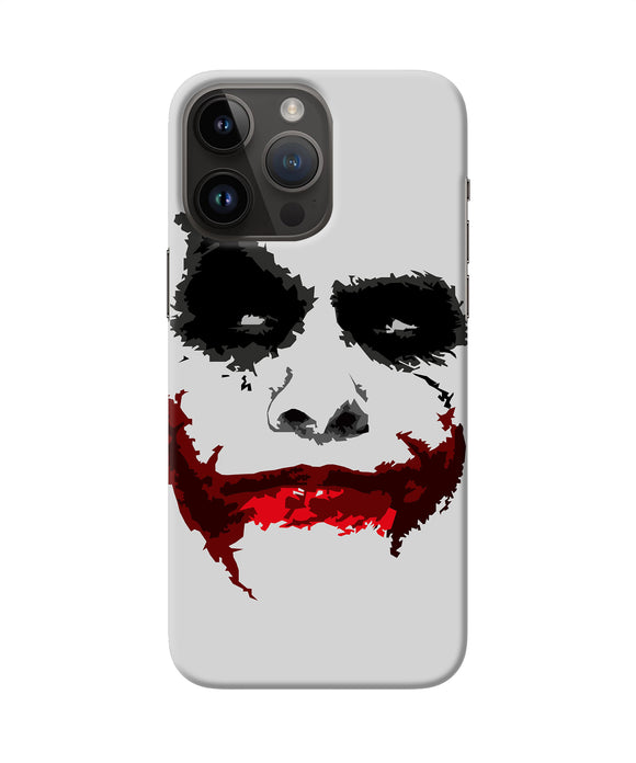 Joker dark knight red smile iPhone 14 Pro Max Back Cover