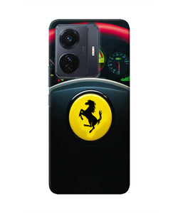 Ferrari Steeriing Wheel Vivo T1 Pro 5G Real 4D Back Cover