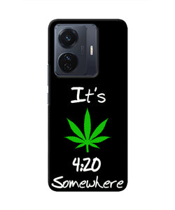 Weed Quote Vivo T1 Pro 5G Real 4D Back Cover