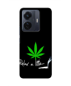 Weed Relax Quote Vivo T1 Pro 5G Real 4D Back Cover