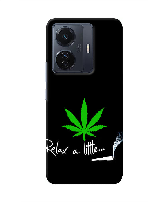 Weed Relax Quote Vivo T1 Pro 5G Real 4D Back Cover