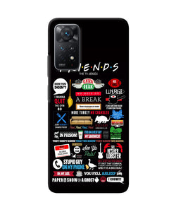 FRIENDS Redmi Note 11 Pro Plus 5G Back Cover