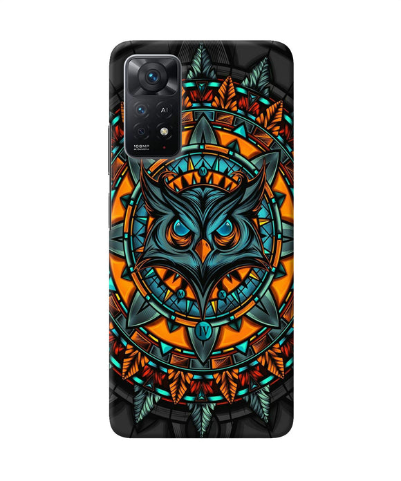 Angry Owl Art Redmi Note 11 Pro Plus 5G Back Cover