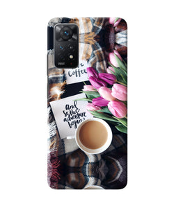 Love Coffee Quotes Redmi Note 11 Pro Plus 5G Back Cover