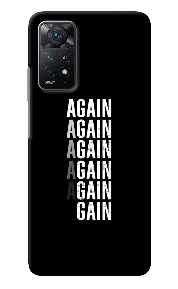 Again Again Gain Redmi Note 11 Pro Plus 5G Back Cover
