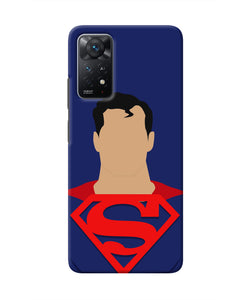 Superman Cape Redmi Note 11 Pro Plus 5G Real 4D Back Cover