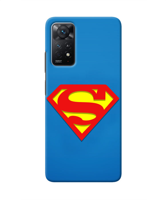 Superman Blue Redmi Note 11 Pro Plus 5G Real 4D Back Cover