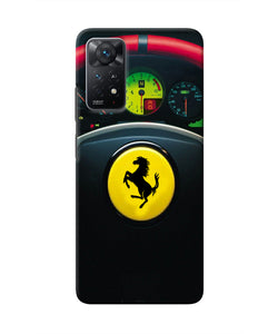 Ferrari Steeriing Wheel Redmi Note 11 Pro Plus 5G Real 4D Back Cover