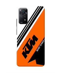 KTM Abstract Redmi Note 11 Pro Plus 5G Real 4D Back Cover