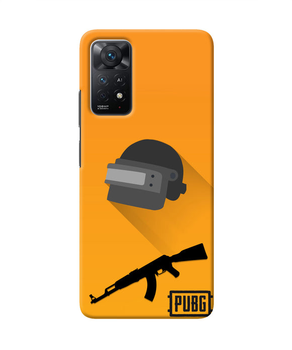 PUBG Helmet and Gun Redmi Note 11 Pro Plus 5G Real 4D Back Cover