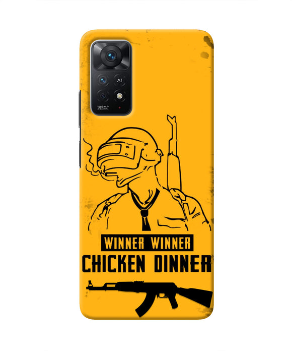 PUBG Chicken Dinner Redmi Note 11 Pro Plus 5G Real 4D Back Cover