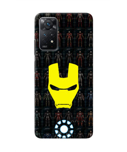 Iron Man Suit Redmi Note 11 Pro Plus 5G Real 4D Back Cover