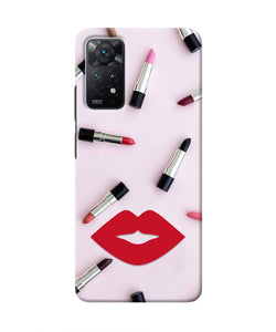 Lips Lipstick Shades Redmi Note 11 Pro Plus 5G Real 4D Back Cover