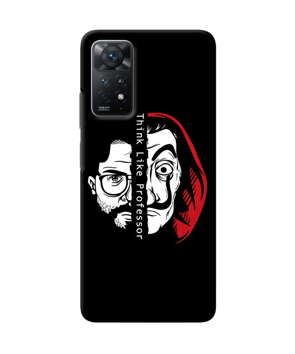 Money Heist Think Like Professor Redmi Note 11 Pro Plus 5G Back Cover