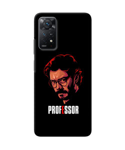 Money Heist Professor Sketch Redmi Note 11 Pro Plus 5G Back Cover