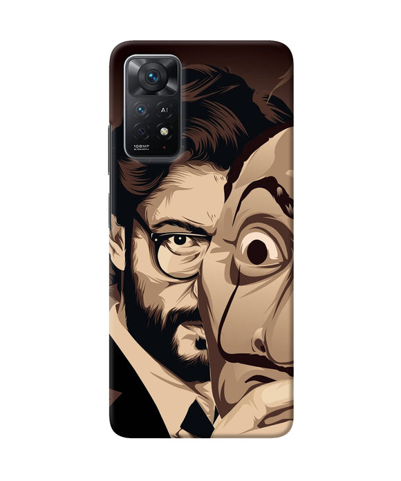 Money Heist Professor Art Redmi Note 11 Pro Plus 5G Back Cover