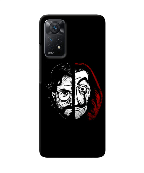 Money Heist Professor Mask Sketch Redmi Note 11 Pro Plus 5G Back Cover