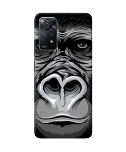 Black chimpanzee Redmi Note 11 Pro Plus 5G Back Cover