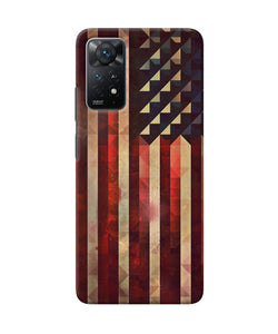 Vintage US flag Redmi Note 11 Pro Plus 5G Back Cover