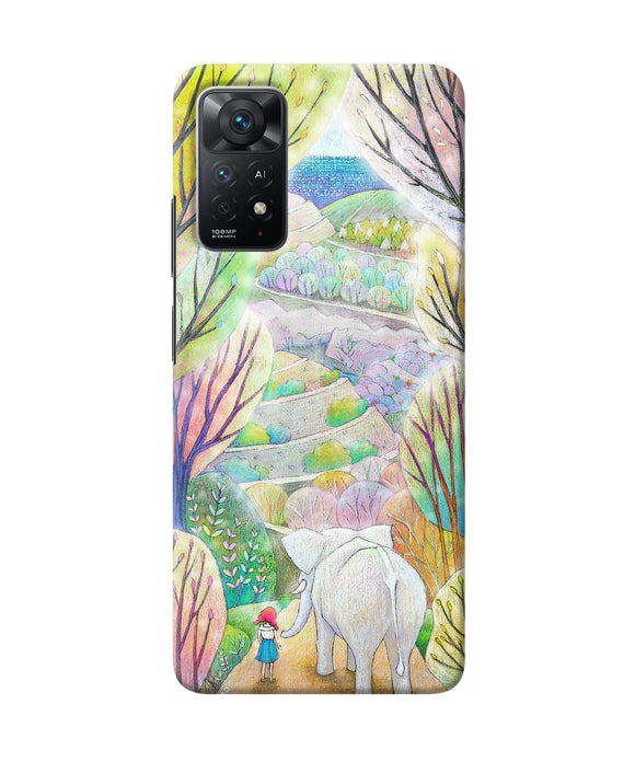 Natual elephant girl Redmi Note 11 Pro Plus 5G Back Cover