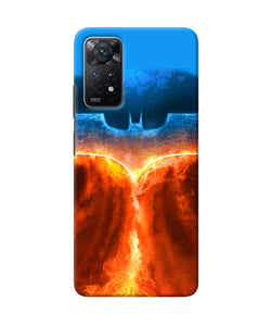 Burning batman logo Redmi Note 11 Pro Plus 5G Back Cover