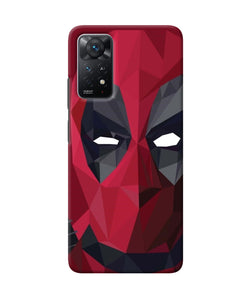 Abstract deadpool mask Redmi Note 11 Pro Plus 5G Back Cover