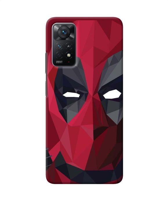 Abstract deadpool mask Redmi Note 11 Pro Plus 5G Back Cover