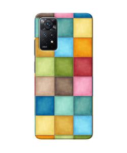 Abstract colorful squares Redmi Note 11 Pro Plus 5G Back Cover