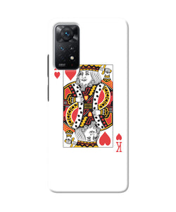 Heart king card Redmi Note 11 Pro Plus 5G Back Cover