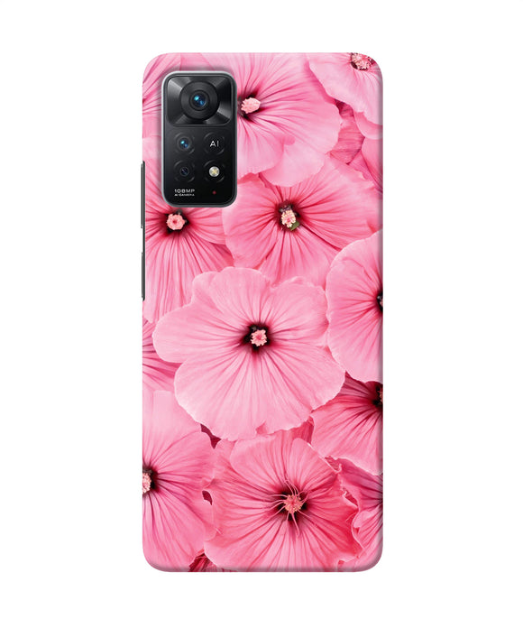 Pink flowers Redmi Note 11 Pro Plus 5G Back Cover