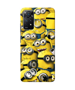 Minions crowd Redmi Note 11 Pro Plus 5G Back Cover