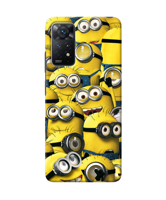 Minions crowd Redmi Note 11 Pro Plus 5G Back Cover