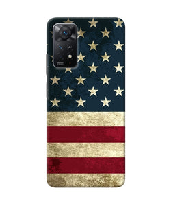 Vintage US flag Redmi Note 11 Pro Plus 5G Back Cover