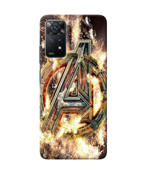 Avengers burning logo Redmi Note 11 Pro Plus 5G Back Cover