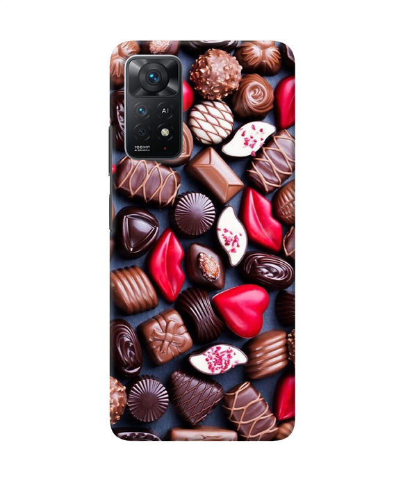 Valentine special chocolates Redmi Note 11 Pro Plus 5G Back Cover