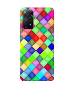 Abstract colorful squares Redmi Note 11 Pro Plus 5G Back Cover