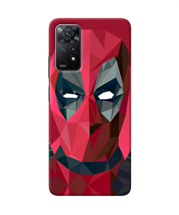 Abstract deadpool full mask Redmi Note 11 Pro Plus 5G Back Cover