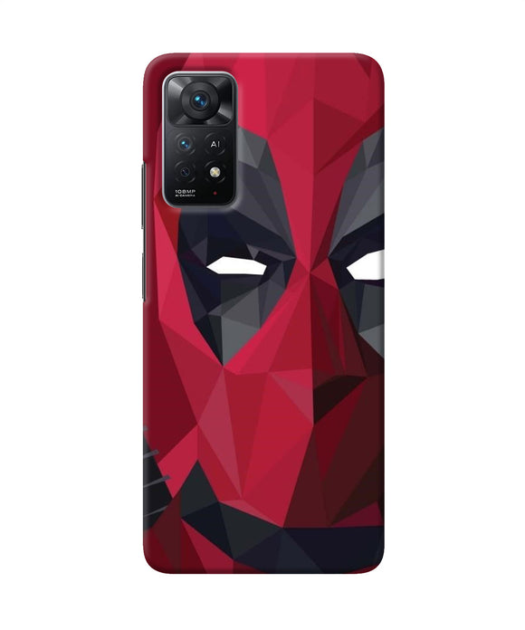 Abstract deadpool half mask Redmi Note 11 Pro Plus 5G Back Cover