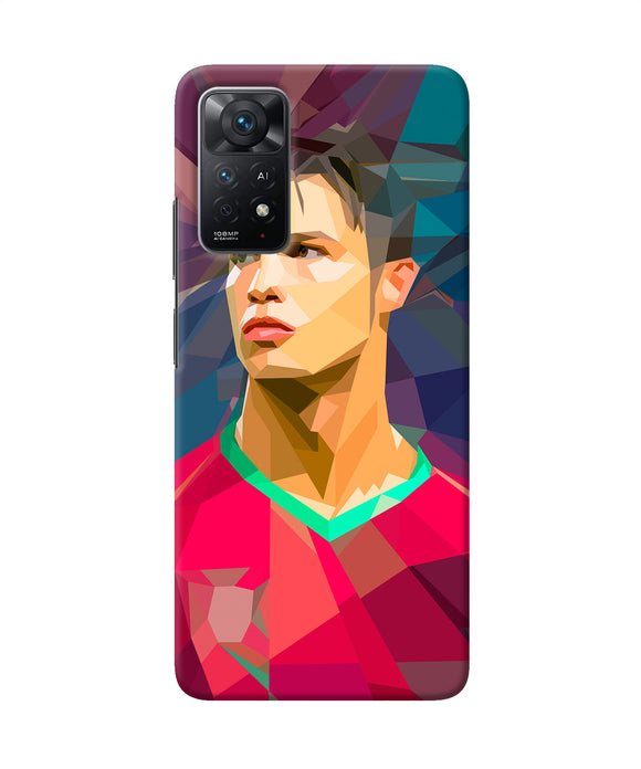 Abstract ronaldo Redmi Note 11 Pro Plus 5G Back Cover