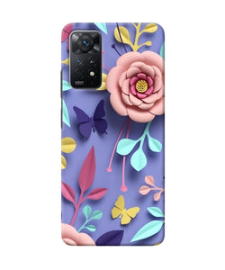 Flower canvas Redmi Note 11 Pro Plus 5G Back Cover