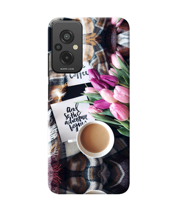 Love Coffee Quotes Redmi 11 Prime 5G Back Cover