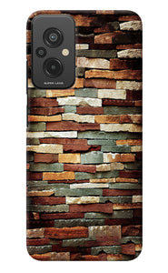 Bricks Pattern Redmi 11 Prime 5G Back Cover