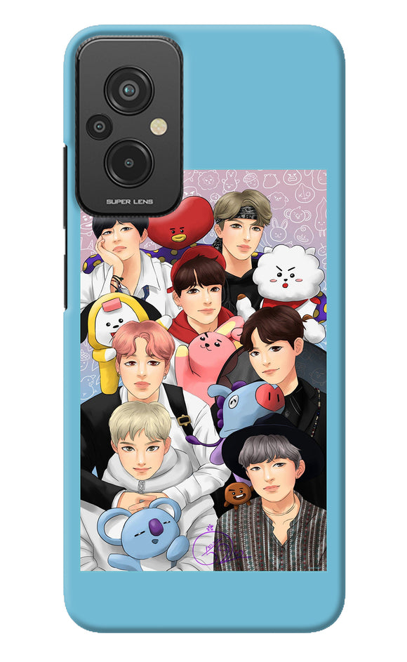 BTS with animals Redmi 11 Prime 5G Back Cover