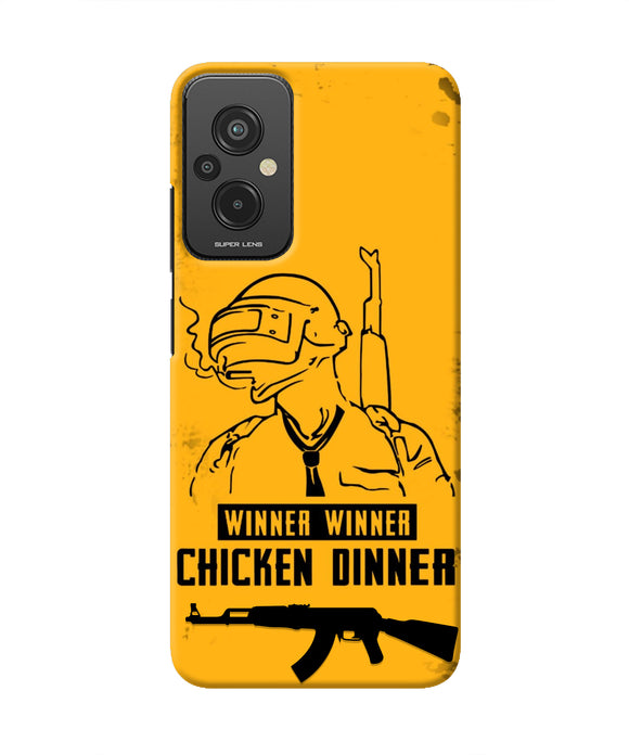 PUBG Chicken Dinner Redmi 11 Prime 5G Real 4D Back Cover