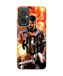 Rocky Bhai on Bike Redmi 11 Prime 5G Real 4D Back Cover