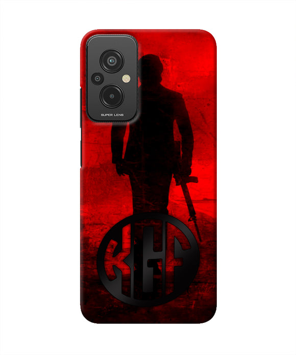 Rocky Bhai K G F Chapter 2 Logo Redmi 11 Prime 5G Real 4D Back Cover