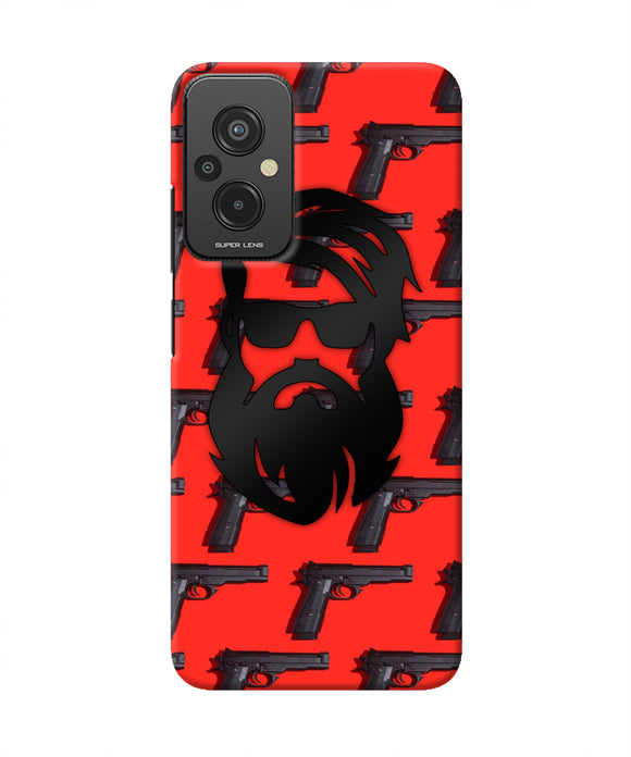 Rocky Bhai Beard Look Redmi 11 Prime 5G Real 4D Back Cover