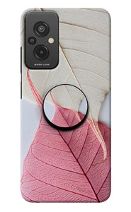 White Pink Leaf Redmi 11 Prime 5G Pop Case