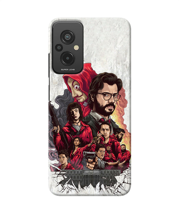 Money Heist Poster Redmi 11 Prime 5G Back Cover